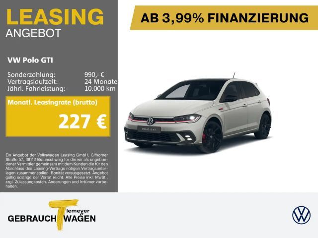Volkswagen Polo GTI BLACK PANO LM18 SOUNDSYS ASSIST 2026 Benzine
