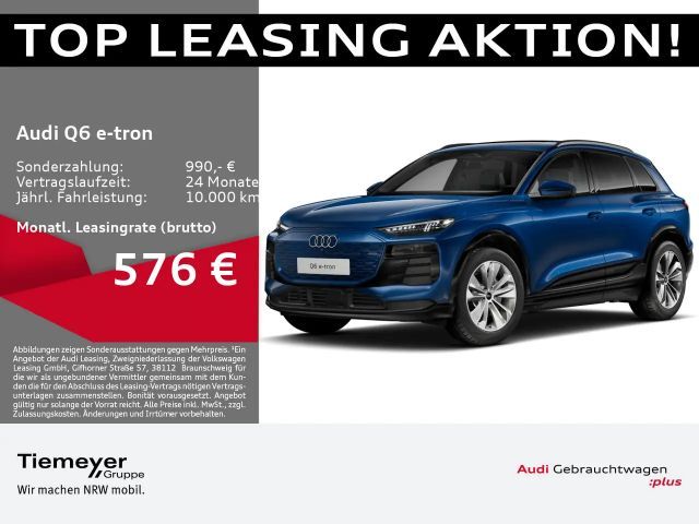 Audi Q6 e-tron PANO AHK LUFT BuO HuD 360 2025 Elektrisch