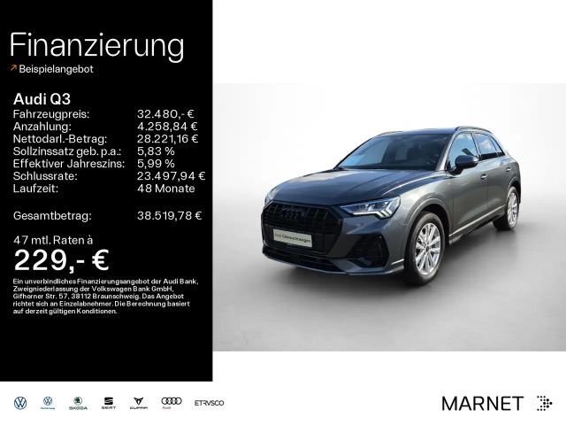 Audi Q3 S line 35 TFSI Matrix*Kamera*Navi*Optik-Schwa 2024 Benzine