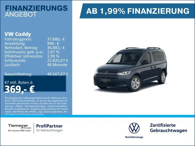 Volkswagen Caddy HYBRID LIFE PANO LED NAVI KAMERA 2026 Hybride / Benzine