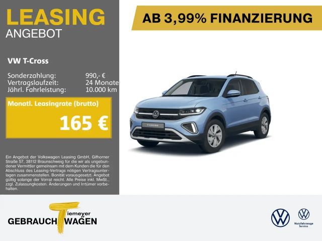 Volkswagen T-Cross 1.5 TSI DSG LIFE MATRIX KAMERA NAVI 2025 Benzine