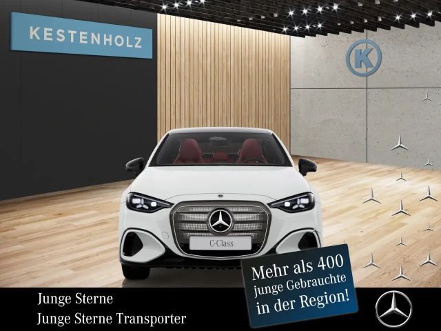 Mercedes-Benz C 400 4M AMG°PREMIUM°WHITE/RED°AHK°Inkl.WKR° AMG Line Navi/Pano.-Dach/Distronic/Styling/Klima/Park-Assist./el.Sitzv. 2026 Elektrisch