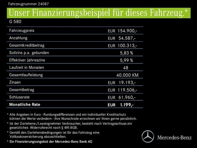 Mercedes-Benz G 580