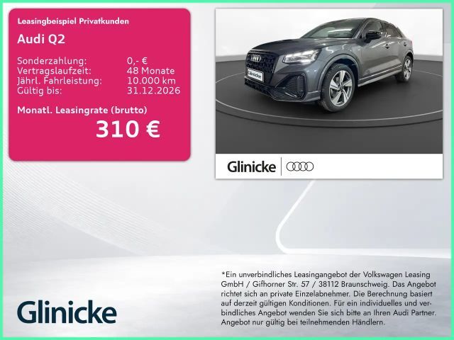 Audi Q2 35 TFSI S line AHK Matrix LM 18" Navi PDC+RFK 2026 Benzine
