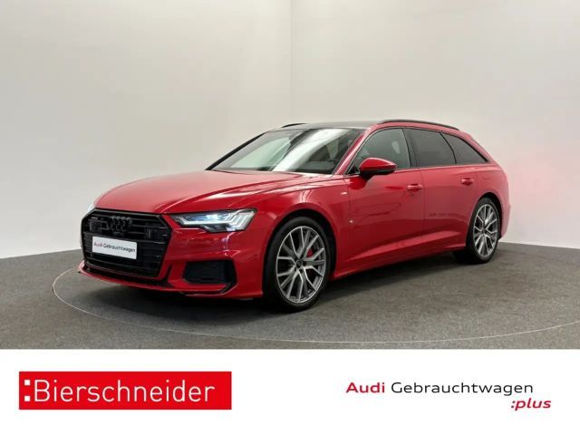 Audi A6 Avant 55 TFSI e qu. S tronic line HD-MATRIX PANO B 2022 Hybride / Benzine